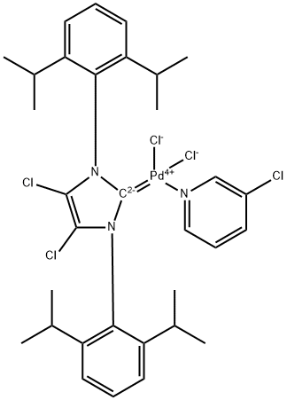 1435347-20-8 (SP-4-1)-[1,3-双[2,6-双(1-甲基乙基)苯基]-4,5-二氯-1,3-二氢-2H-咪唑-2-亚基]二氯(3-氯吡啶-ΚN)钯