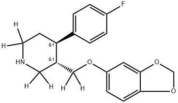 Paroxetine oxalate salt 化学構造式