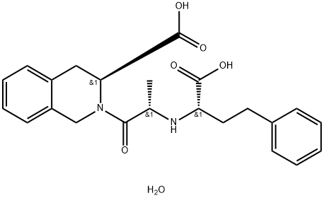 Quinaprilat hydrate 结构式