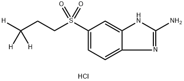 Albendazole-2-aMinosulfone-D3 hydrochloride 化学構造式