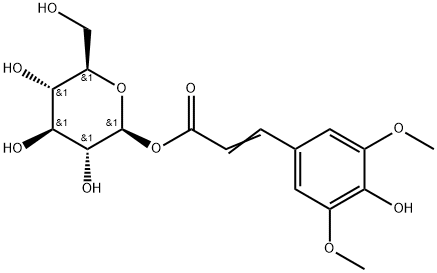 1-[3-(4-Hydroxy-3,5-diMethoxyphenyl)-2-propenoate] Structure