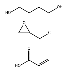 2-Propenoic acid, polymer with 1,4-butanediol and (chloromethyl)oxirane|