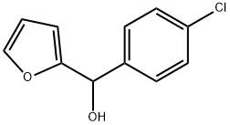 (4-chlorophenyl)(furan-2-yl)methanol Struktur