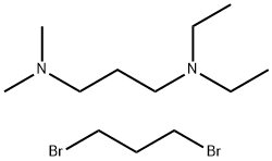Polymer of 1,3-dibromopropane and N,N-diethyl-N',N'-dimethyl-1,3-propanediamine,143747-73-3,结构式