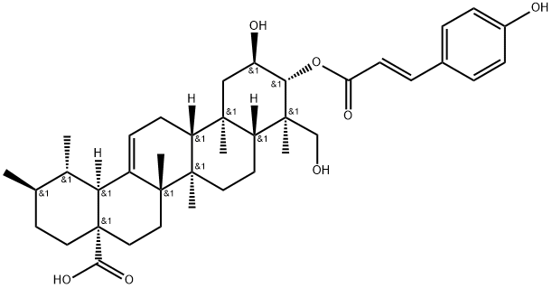 3-O-CouMaroylasiatic acid Struktur