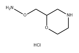 Morpholine, 2-[(aminooxy)methyl]-, dihydrochloride Struktur