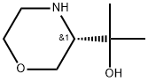 3-Morpholinemethanol, α,α-dimethyl-, (3S)- Structure