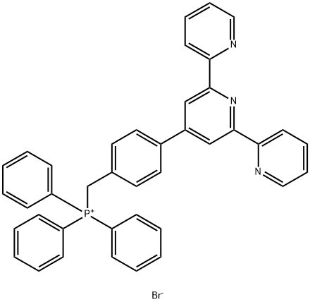 (4-([2,2＇:6＇,2＇-Terpyridin]-4＇-yl)benzyl)triphenylphosphonium bromide,143966-85-2,结构式