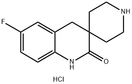 6'-Fluoro-2',4'-dihydro-1'H-spiro[piperidine-4,3'-quinoline]-2'-one hydrochlorid|1439902-51-8