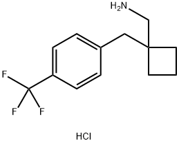 1-[4-(Trifluoromethyl)benzyl]cyclobutylmethanamine hydrochloride|1439903-10-2