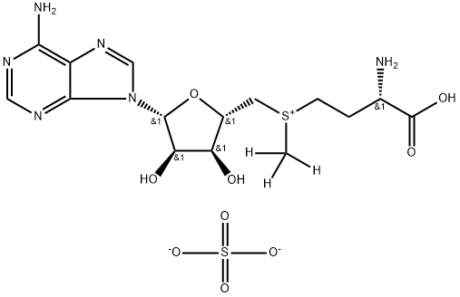 144015-74-7 Adenosine, 5'-[[(3S)-3-amino-3-carboxypropyl]methyl-d3-sulfonio]-5'-deoxy-, sulfate (2:1) (salt) (9CI)