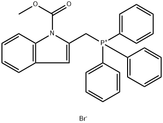 Phosphonium, [[1-(methoxycarbonyl)-1H-indol-2-yl]methyl]triphenyl-, bromide (1:1)