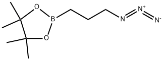 2-(3-azidopropyl)-4,4,5,5-tetramethyl-1,3,2-dioxaborolane Structure