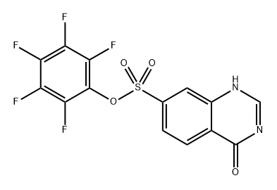 perfluorophenyl 4-hydroxyquinazoline-7-sulfonate,1443377-91-0,结构式