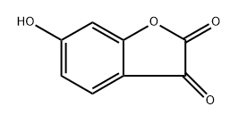 6-Hydroxybenzofuran-2,3-dione Struktur