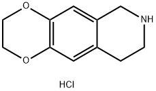 2H,3H,6H,7H,8H,9H-[1,4]dioxino[2,3-g]isoquinoline hydrochloride 结构式