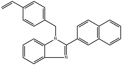 1-[(4-Ethenylphenyl)methyl]-2-(2-naphthalenyl)-1H-benzimidazole|1-[(4-乙烯基苯基)甲基]-2-(2-萘基)-1H-苯并咪唑