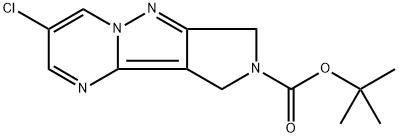 6-chloro-1H,3H-2,4,7a,8-tetraaza-cyclopenta[a]indene-2-carboxylic acid tert-butyl ester Structure