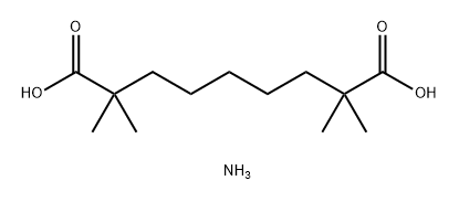 Nonanedioic acid, 2,2,8,8-tetramethyl-, ammonium salt (1:2),144548-84-5,结构式