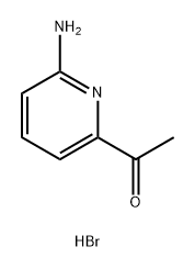 Ethanone, 1-(6-amino-2-pyridinyl)-, hydrobromide (1:2) Structure