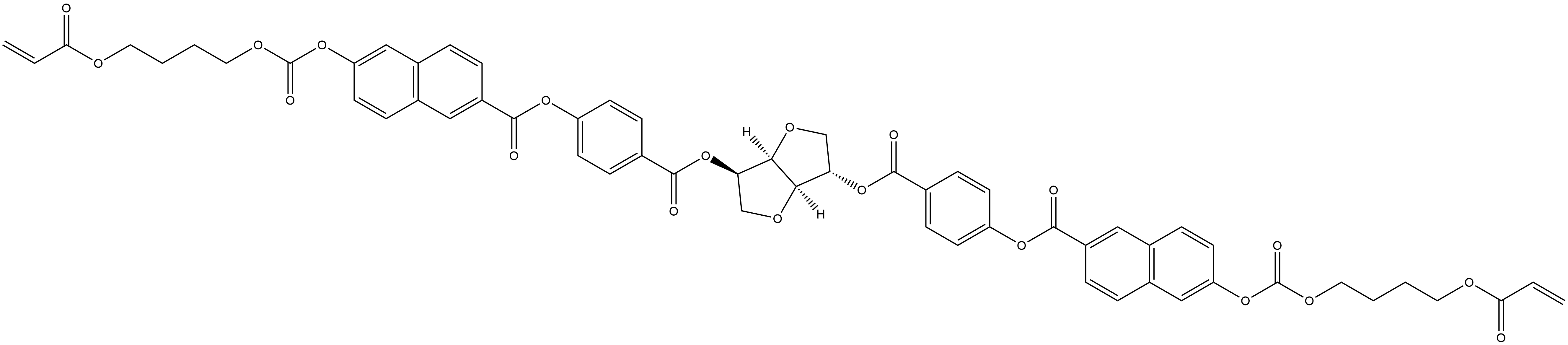 1446199-93-4 D-Glucitol, 1,4:3,6-dianhydro-, 2,5-bis[4-[[[6-[[[4-[(1-oxo-2-propen-1-yl)oxy]butoxy]carbonyl]oxy]-2-naphthalenyl]carbonyl]oxy]benzoate]