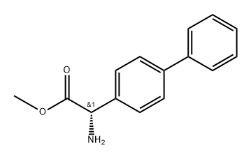methyl (S)-2-([1,1'-biphenyl]-4-yl)-2-aminoacetate,1446394-73-5,结构式