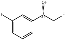 Benzenemethanol, 3-fluoro-α-(fluoromethyl)-, (αS)- 化学構造式