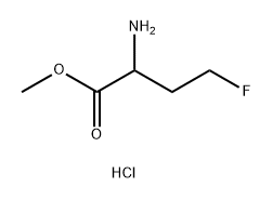 Butanoic acid, 2-amino-4-fluoro-, methyl ester, hydrochloride (1:1) 结构式