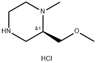 Piperazine, 2-(methoxymethyl)-1-methyl-, hydrochloride (1:2), (2R)- 化学構造式