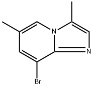 8-bromo-3,6-dimethylimidazo[1,2-a]pyridine Struktur