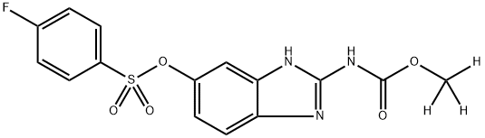 Luxabendazole-D3 化学構造式