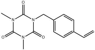 1-[(4-Ethenylphenyl)methyl]-3,5-dimethyl-1,3,5-triazine-2,4,6(1H,3H,5H)trione|1-[(4-乙烯基苯基)甲基]-3,5-二甲基-1,3,5-三嗪-2,4,6(1H,3H,5H)三酮