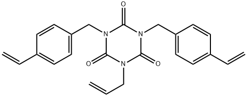 1,3-bis[(4-ethenylphenyl)methyl]-5-(2-propen-1-yl)-1,3,5-t,riazine-2,4,6(1H,3H,5H)trione|1,3-双[(4-乙烯基苯基)甲基]-5-(2-丙烯基-1-基)-1,3,5-三嗪-2,4,6(1H,3H,5H)三酮