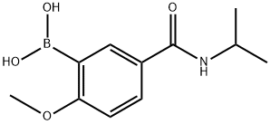 Boronic acid, B-[2-methoxy-5-[[(1-methylethyl)amino]carbonyl]phenyl]- Struktur