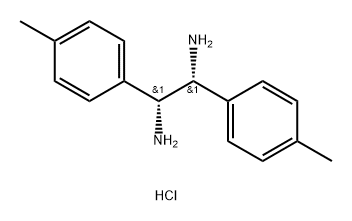 1,2-Ethanediamine, 1,2-bis(4-methylphenyl)-, (1R,2R)- hydrochloride Struktur