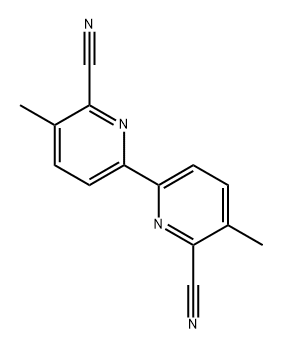 6,6'-dicyano-5,5'-dimethyl-2,2'-bipyridine,144900-65-2,结构式