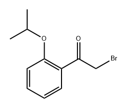 2-BROMO-1-(2-ISOPROPOXYPHENYL)ETHANONE Struktur