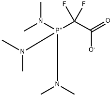 Phosphorus, (carboxylatodifluoromethyl)tris(N-methylmethanaminato)-, (T-4)- Structure