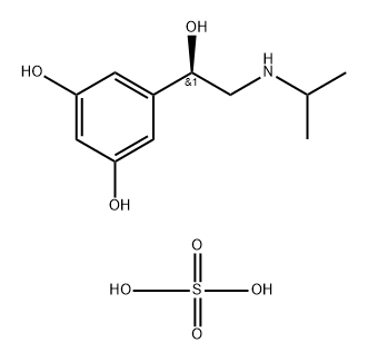 orciprenaline sulfate 化学構造式