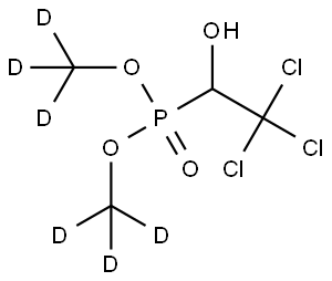 敌百虫-甲氧基-D6 结构式