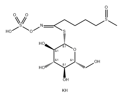 β-D-Glucopyranose, 1-thio-, 1-[(1Z)-5-(methylsulfinyl)-N-(sulfooxy)pentanimidate], potassium salt (1:1)|