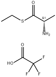 (S)-S-Ethyl 2-aminopropanethioate 2,2,2-trifluoroacetate, 1454706-29-6, 结构式