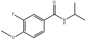 3-fluoro-N-isopropyl-4-methoxybenzamide Structure