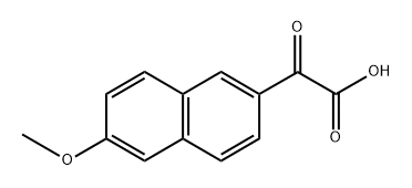 2-Naphthaleneacetic acid, 6-methoxy-α-oxo- 化学構造式