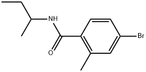4-Bromo-2-methyl-N-(1-methylpropyl)benzamide 结构式