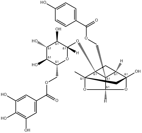 galloyloxypaeoniflorin Structure