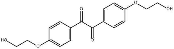 1,2-bis(4-(2-hydroxyethoxy)phenyl)ethane-1,2-dione Struktur