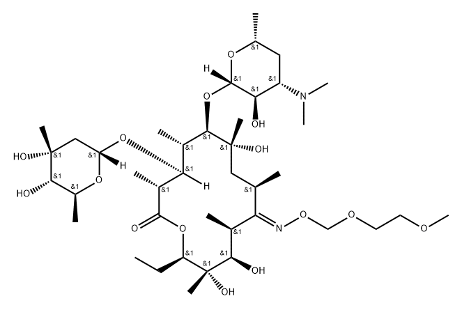 Roxithromycin EP Impurity E Structure