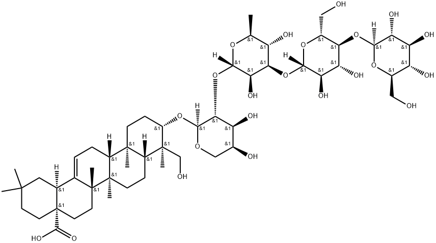 Macranthoside B 化学構造式