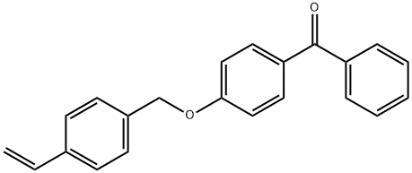 4-[(4-ethenylphenyl)methoxy]phenyl]phenylmethanone Structure